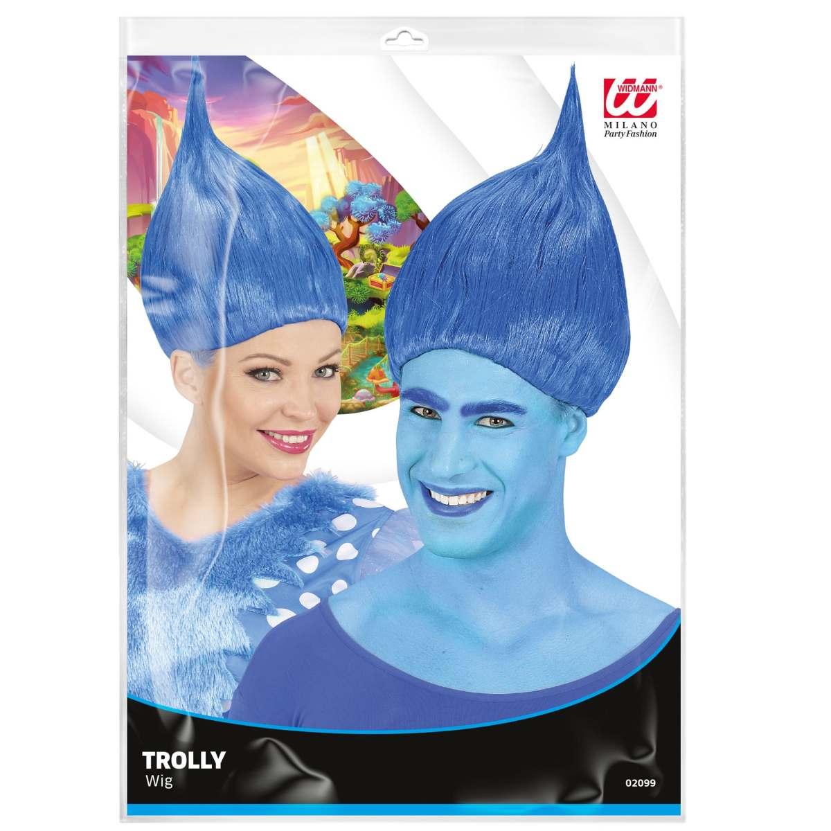 Parrucca Trolly Blu Punta |Widmann