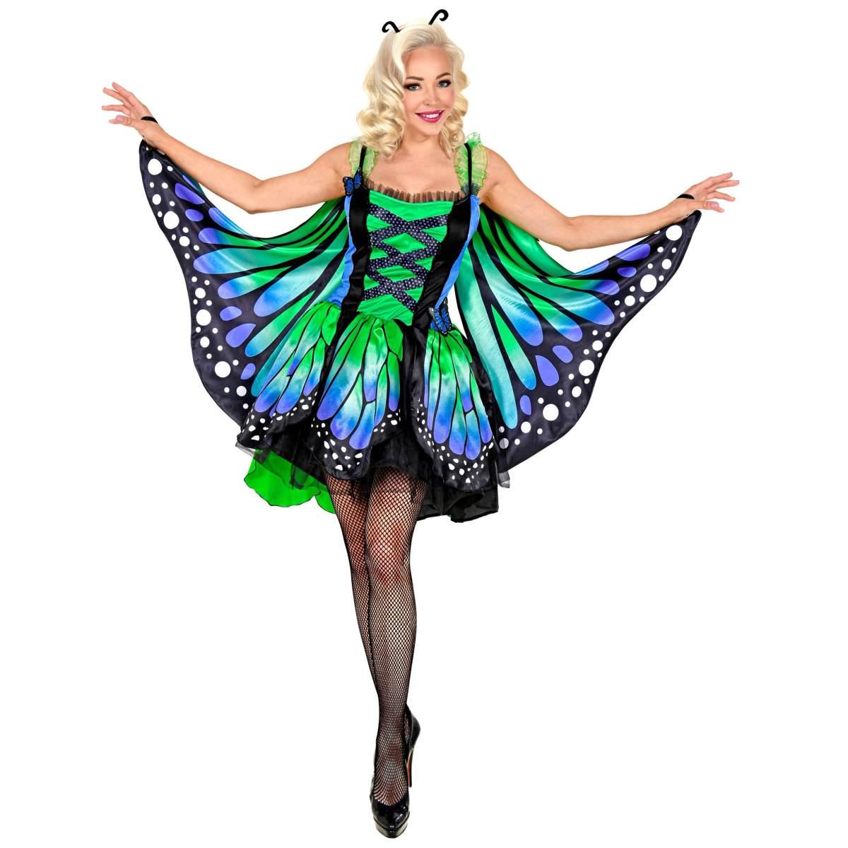 Costume Farfalla Verde |Widmann