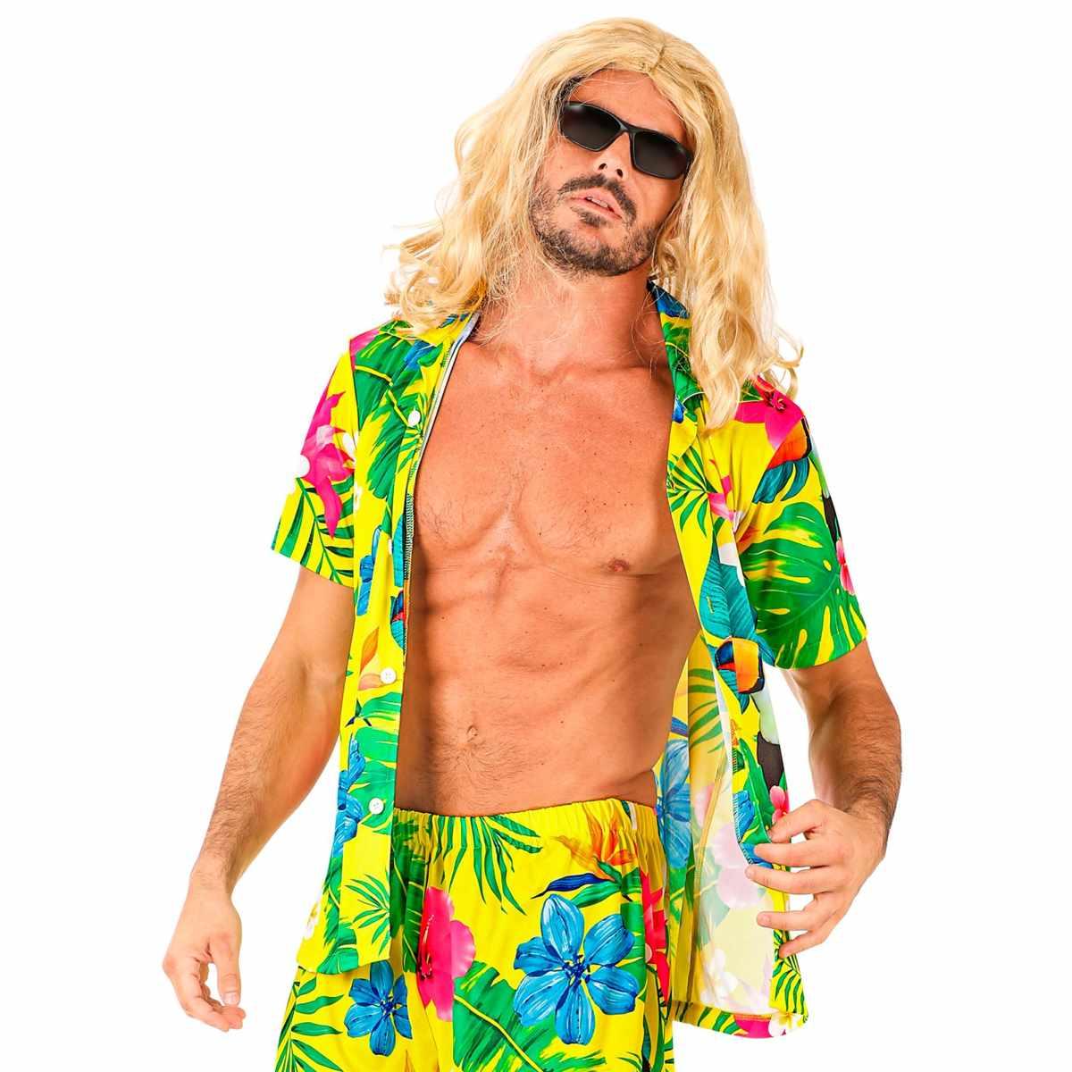 Camicia Gialla Hawaii Summer Party |Widmann