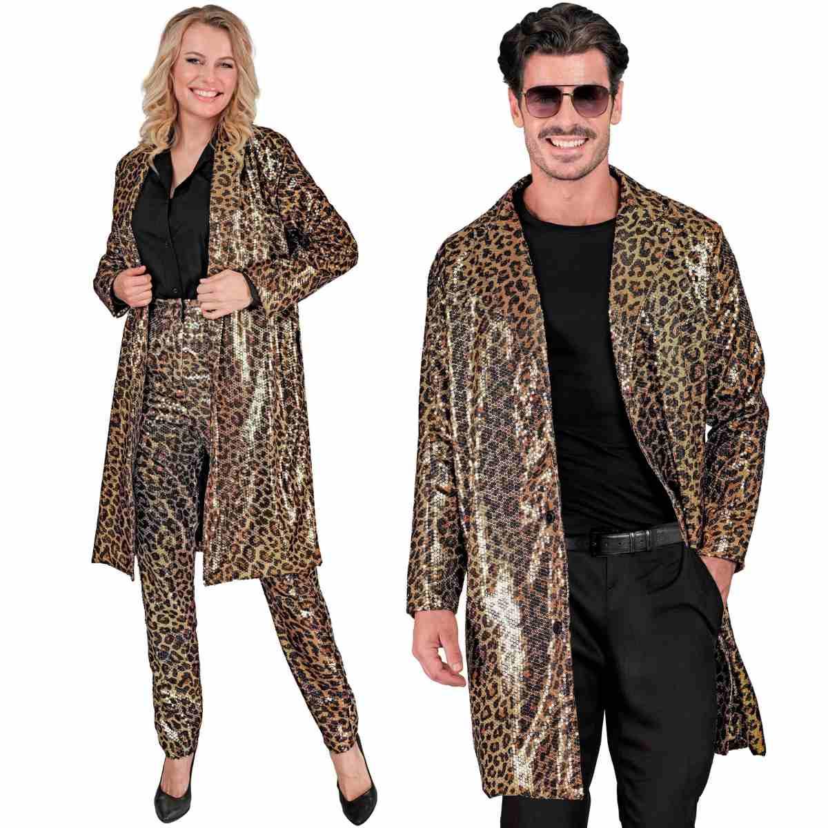 Cappotto Party Disco Animalier Leopardato |Widmann
