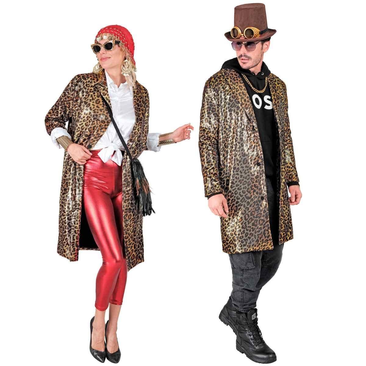 Cappotto Party Disco Animalier Leopardato |Widmann