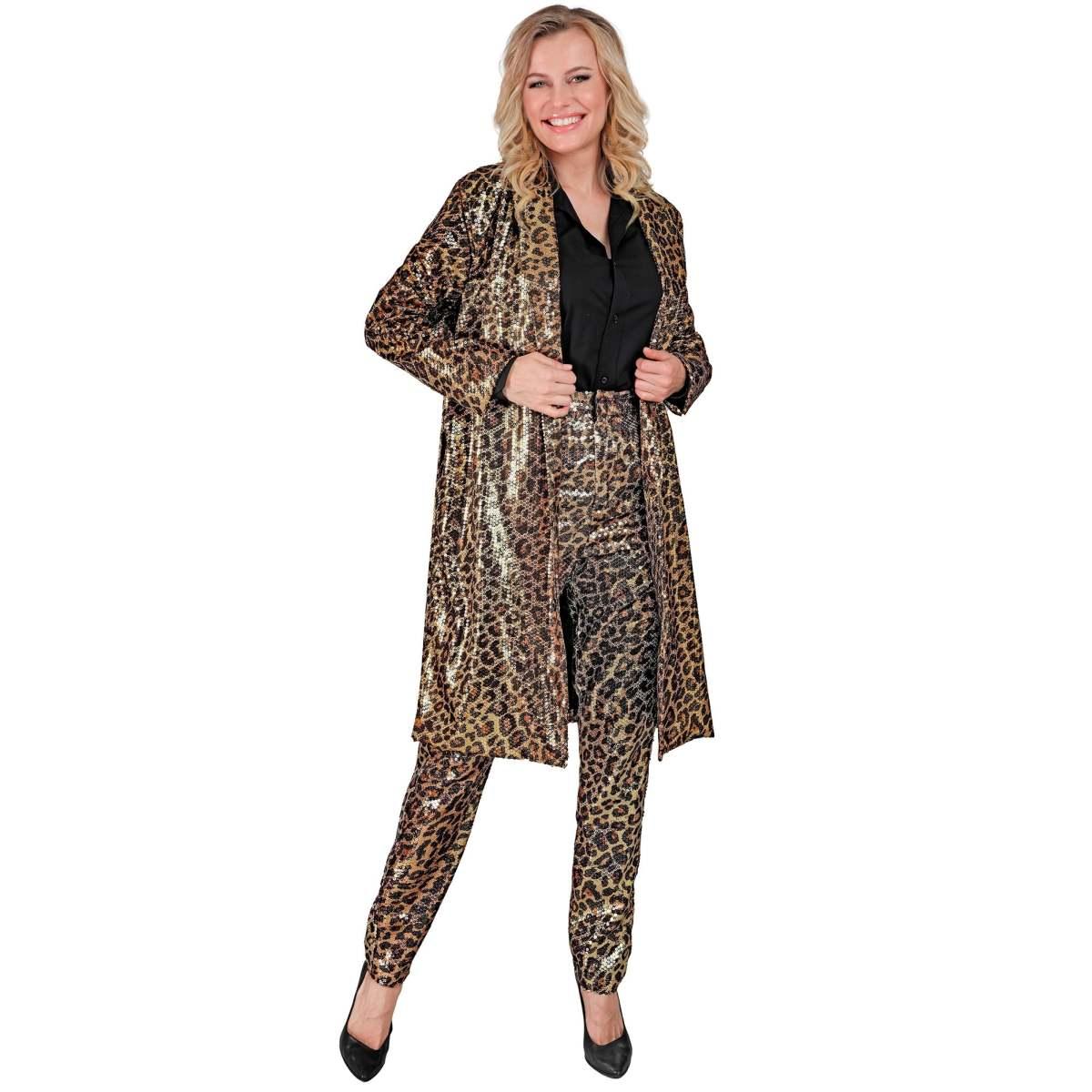 Cappotto Party Disco Animalier Leopardato |Widmann