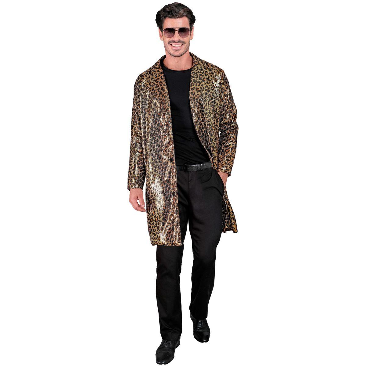 Cappotto Party Disco Animalier Leopardato |Widmann