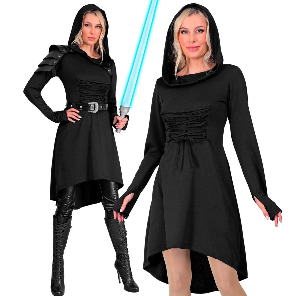 Costume Gotica Medievale Nero |Widmann