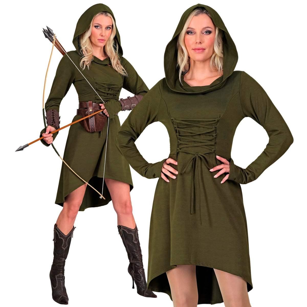 Costume Gotica Medievale Verde |Widmann