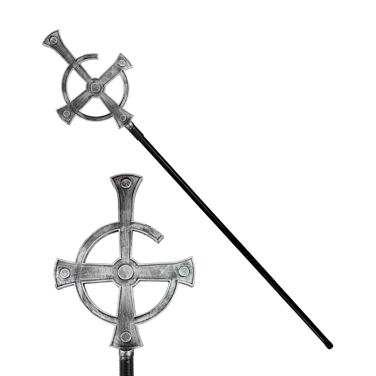 Bastone PVC Messa Nera cm.145 |Widmann