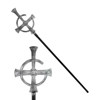 Bastone PVC Messa Nera cm.145 |Widmann