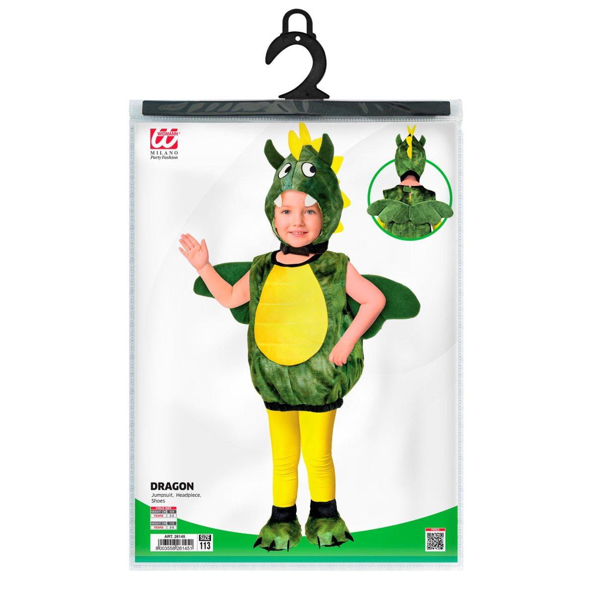 Costume Draghetto Verde |Widmann