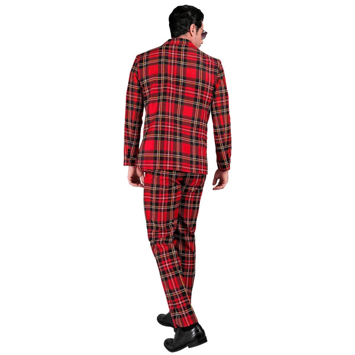 Costume Completo Tartan Rosso |Widmann