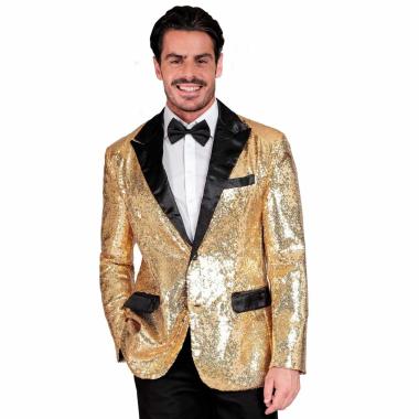 Giacca Oro Paillettes con Bavero |Widmann