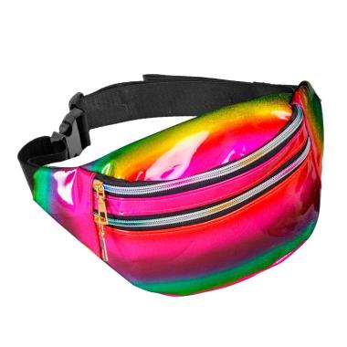 Borsa Marsupio Multicolor Arcobaleno Olografico |Widmann