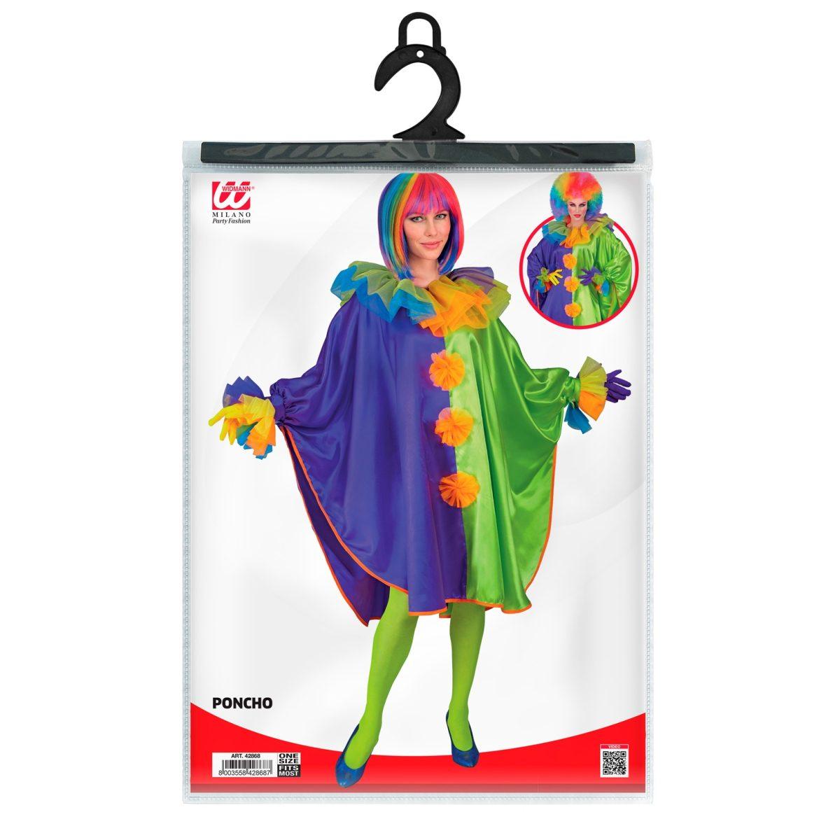 Poncho Clown |Widmann