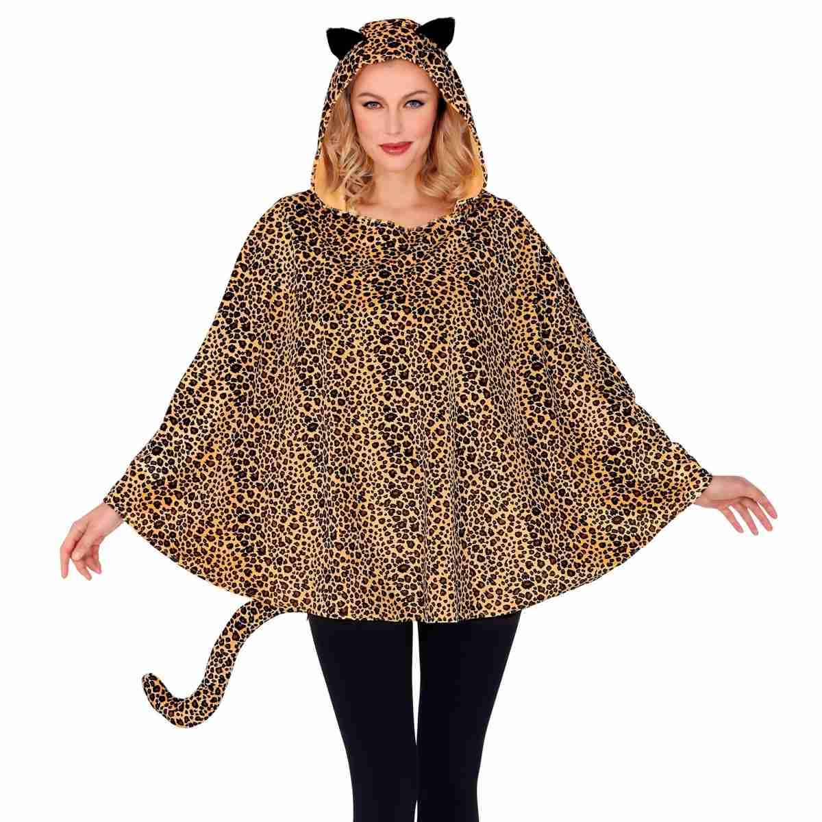 Poncho Leopardo con Cappuccio |Widmann