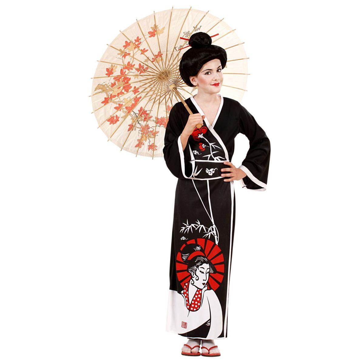 Costume Geisha Nero |Widmann