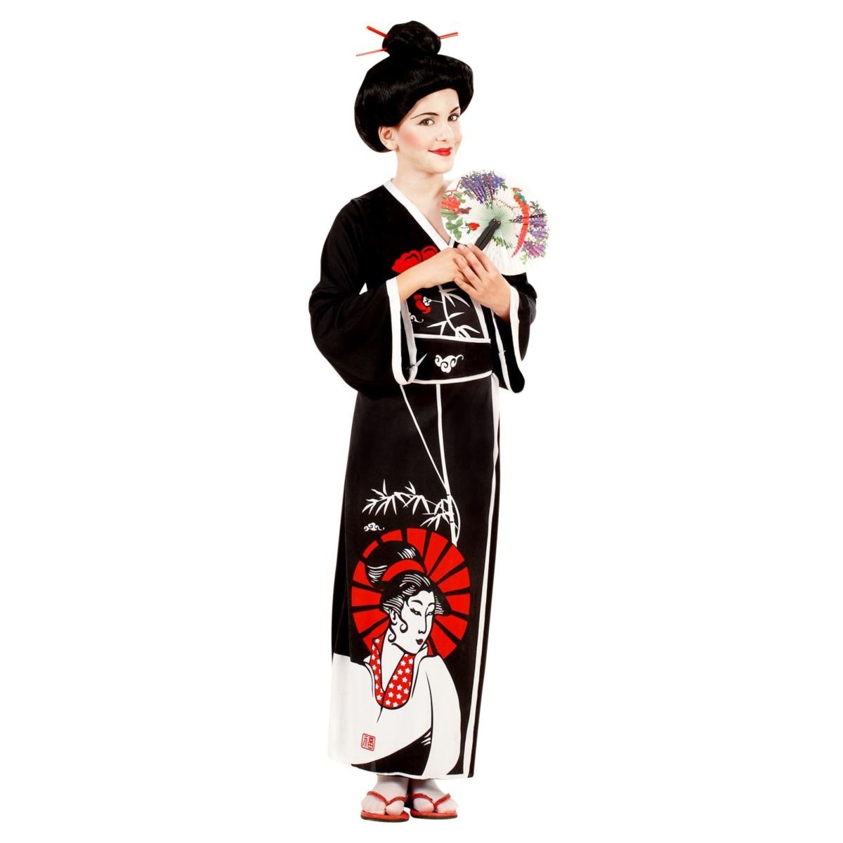 Costume Geisha Nero |Widmann