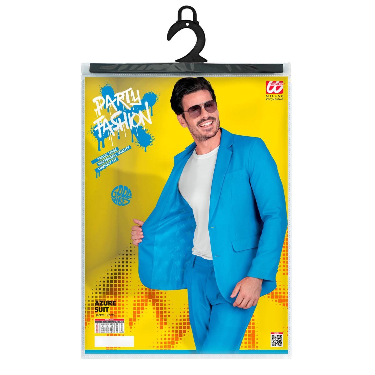Costume Completo Party Disco Azzurro |Widmann
