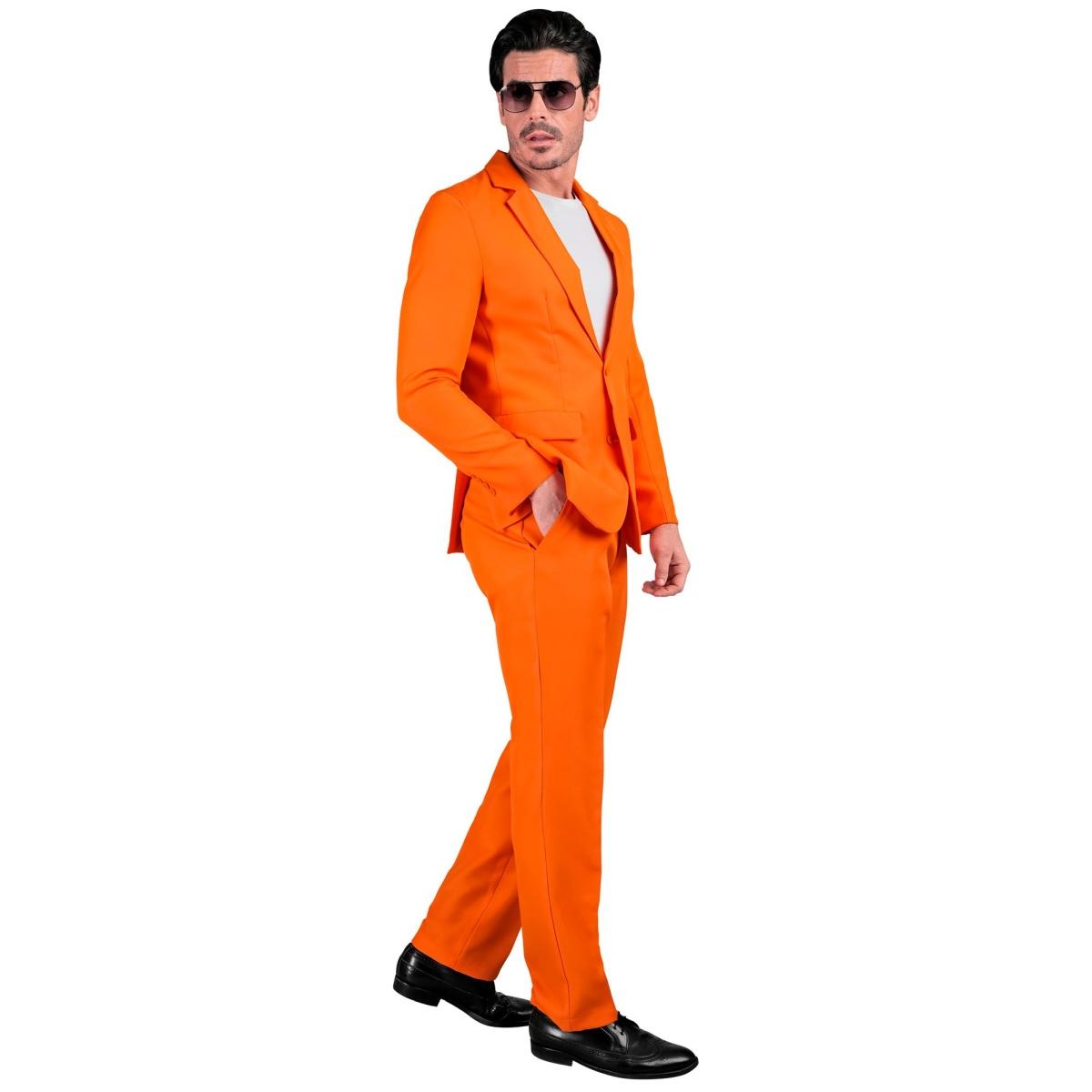 Costume Completo Party Disco Arancione |Widmann