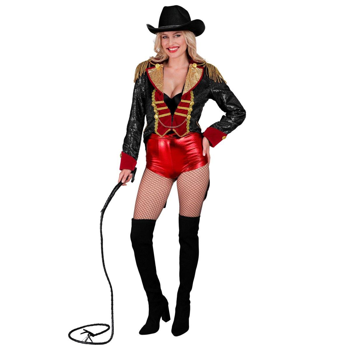 Giacca Frac Domatrice Nera con Paillettes |Widmann