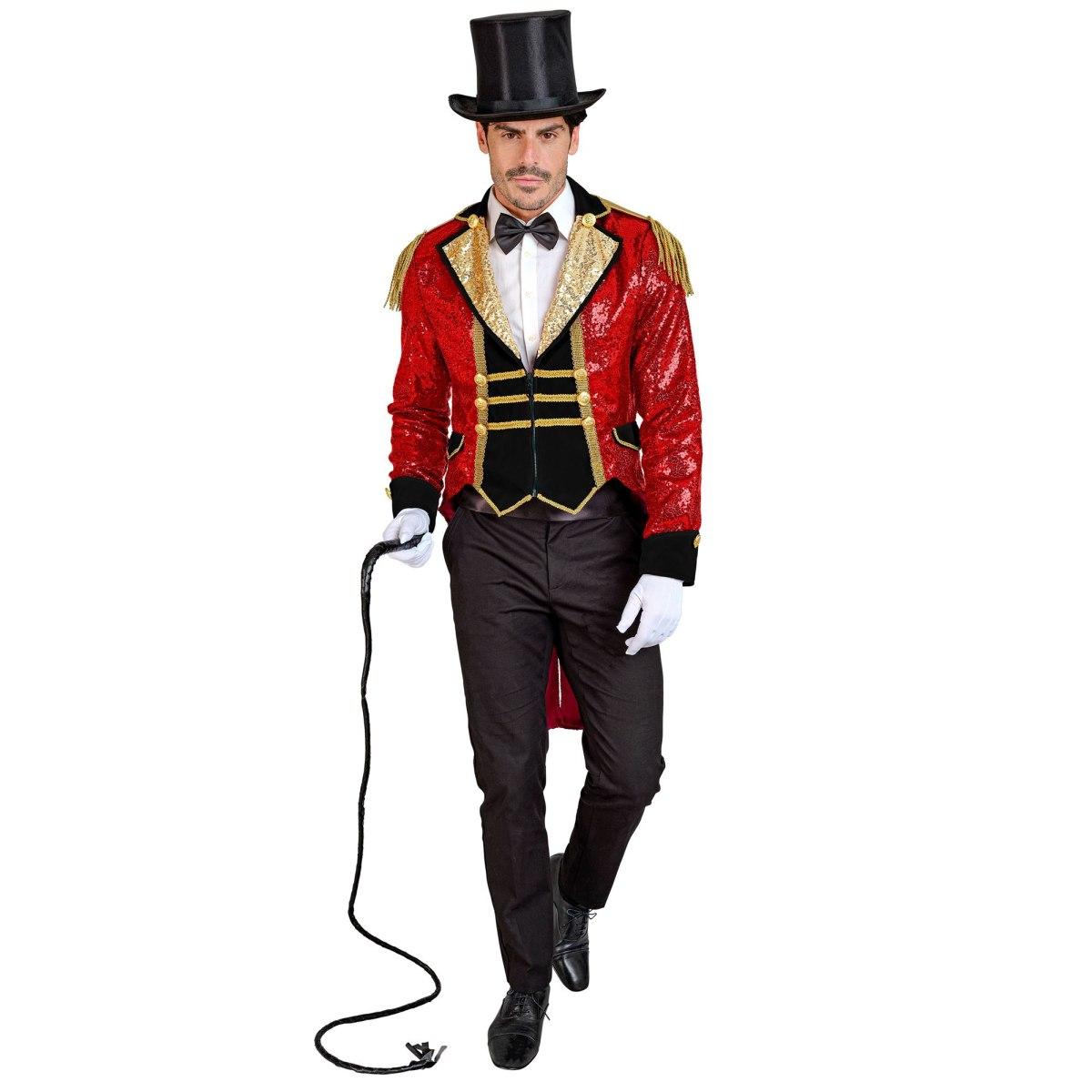 Giacca Frac Domatore Rossa con Paillettes |Widmann