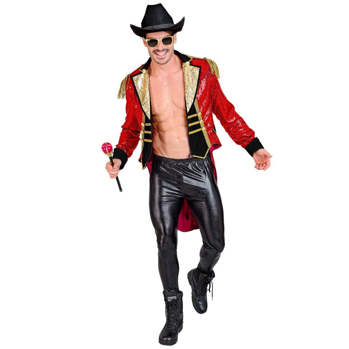 Giacca Frac Domatore Rossa con Paillettes |Widmann