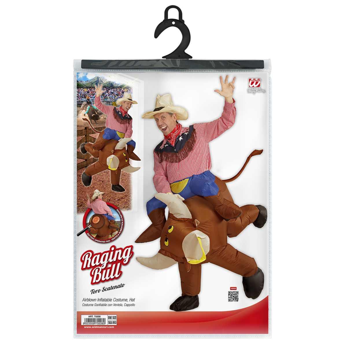 Costume Cowboy su Toro Gonfiabile |Widmann