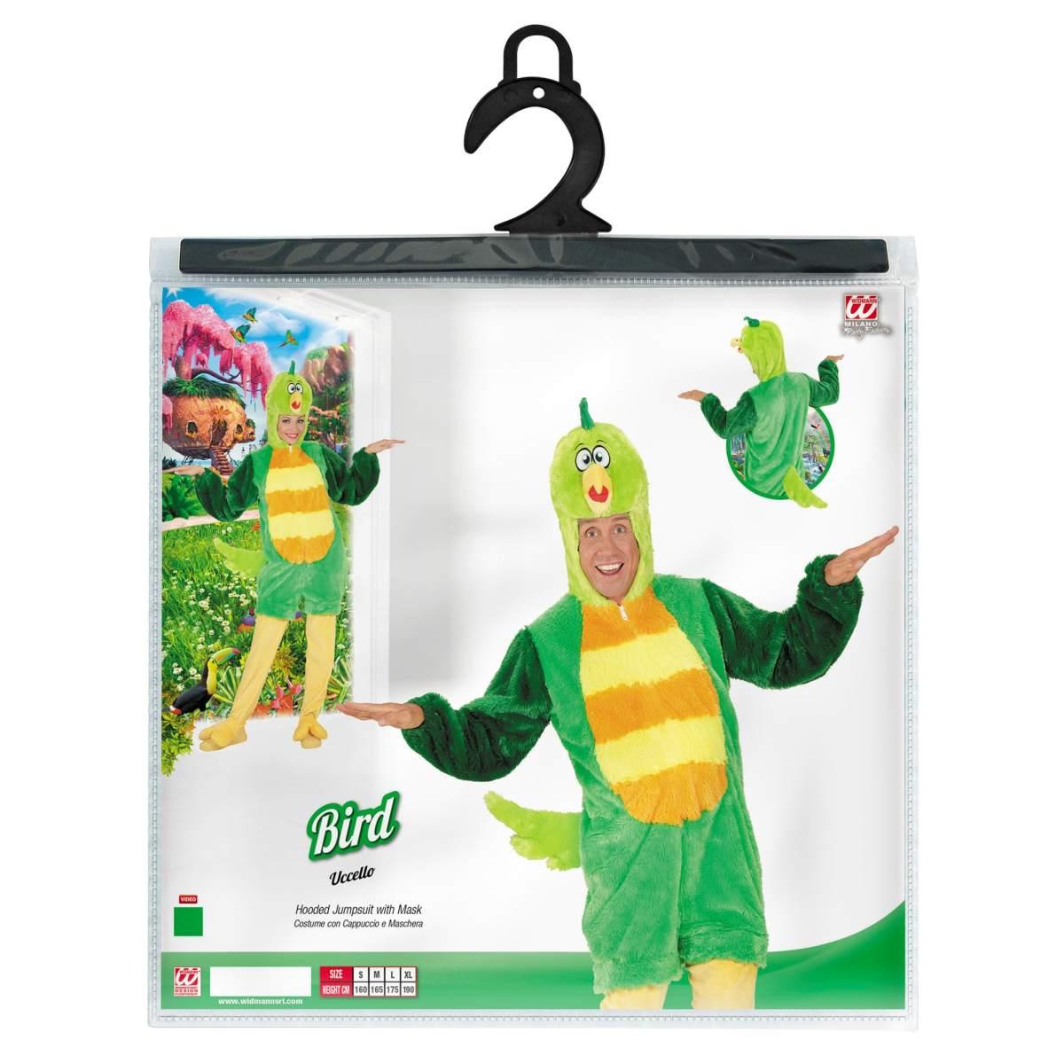 Costume Uccello Verde |Widmann