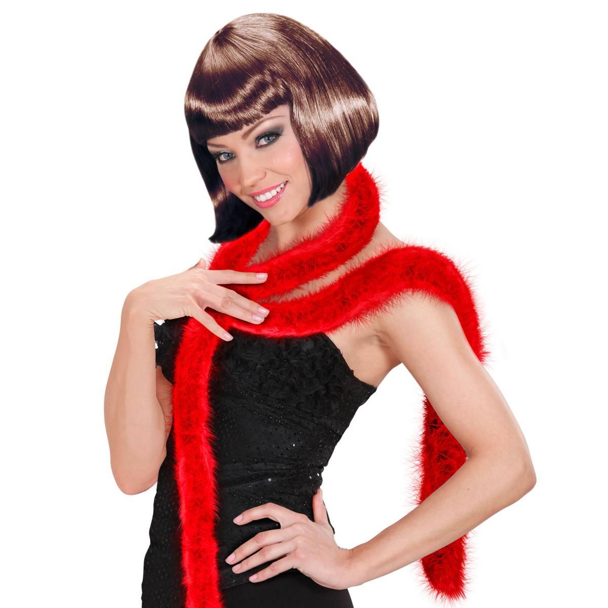 Boa di Marabout cm.200 Rosso |Widmann