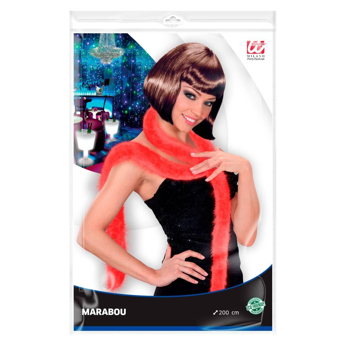 Boa di Marabout cm.200 Rosso |Widmann