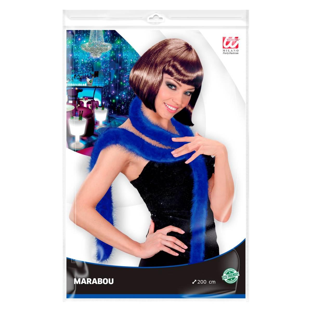 Boa di Marabout cm.200 Blu |Widmann