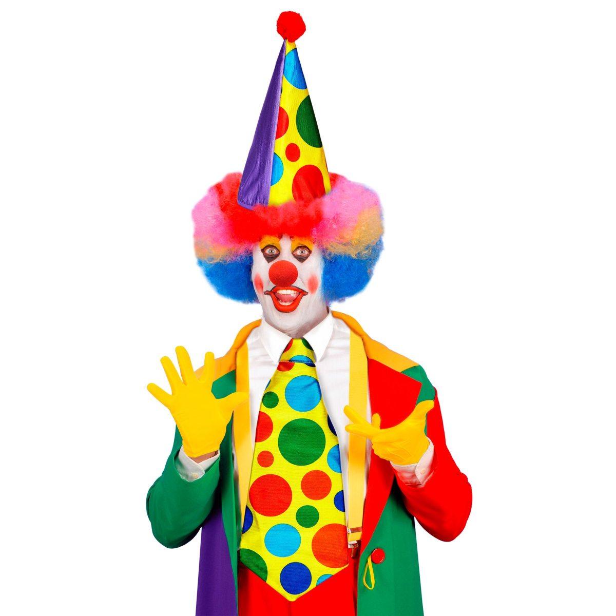 Clown Cappello Cravatta Naso Set pz.3 |Widmann