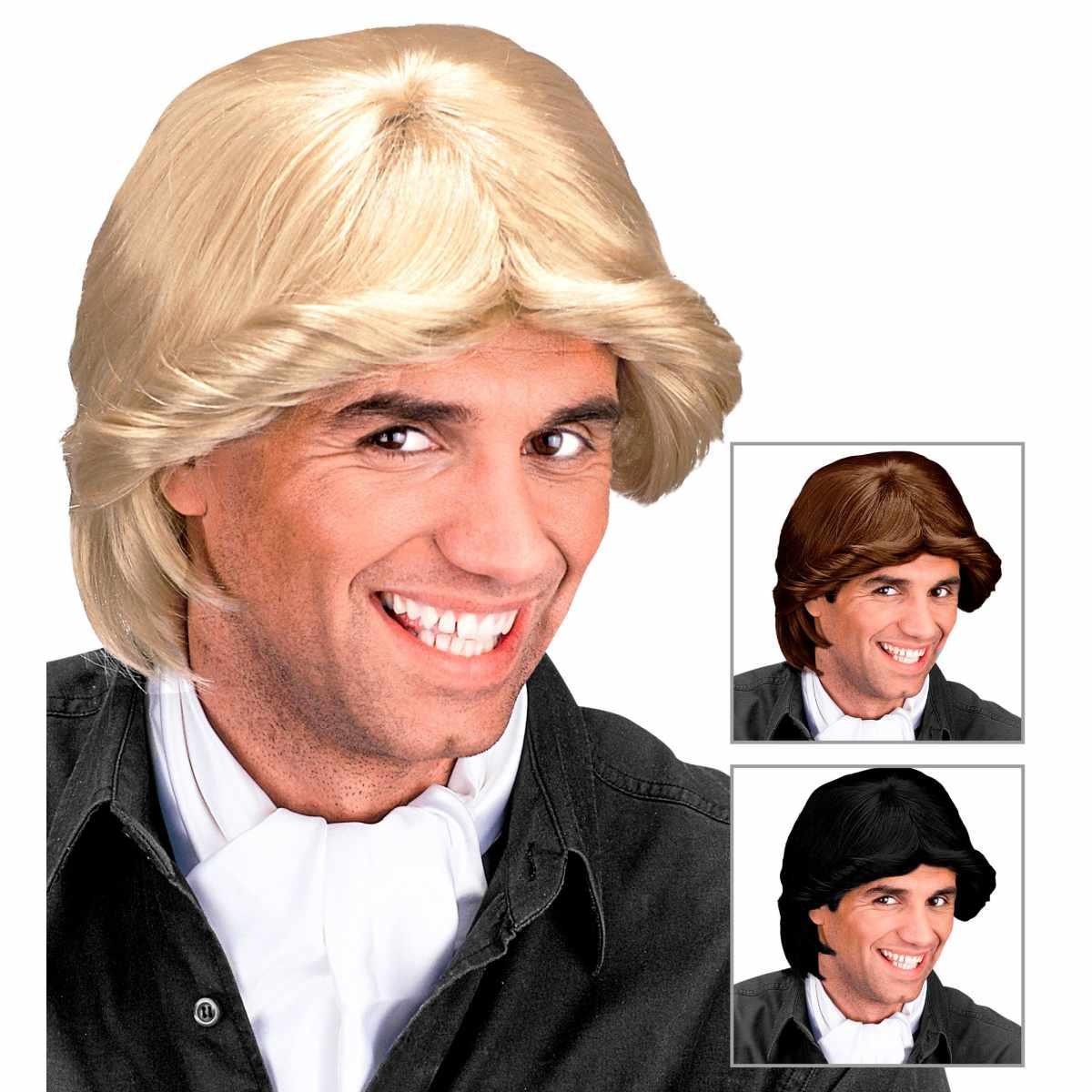 Parrucca Bionda Nino 3 Colori |Widmann