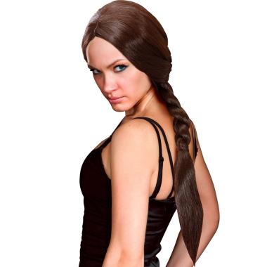 Parrucca Castana Lara con Treccia |Widmann