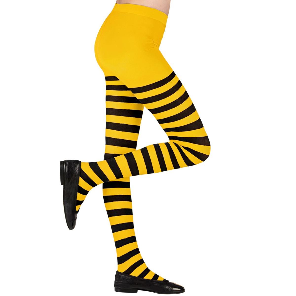 Collant Righe Ape Nere Gialle |Widmann
