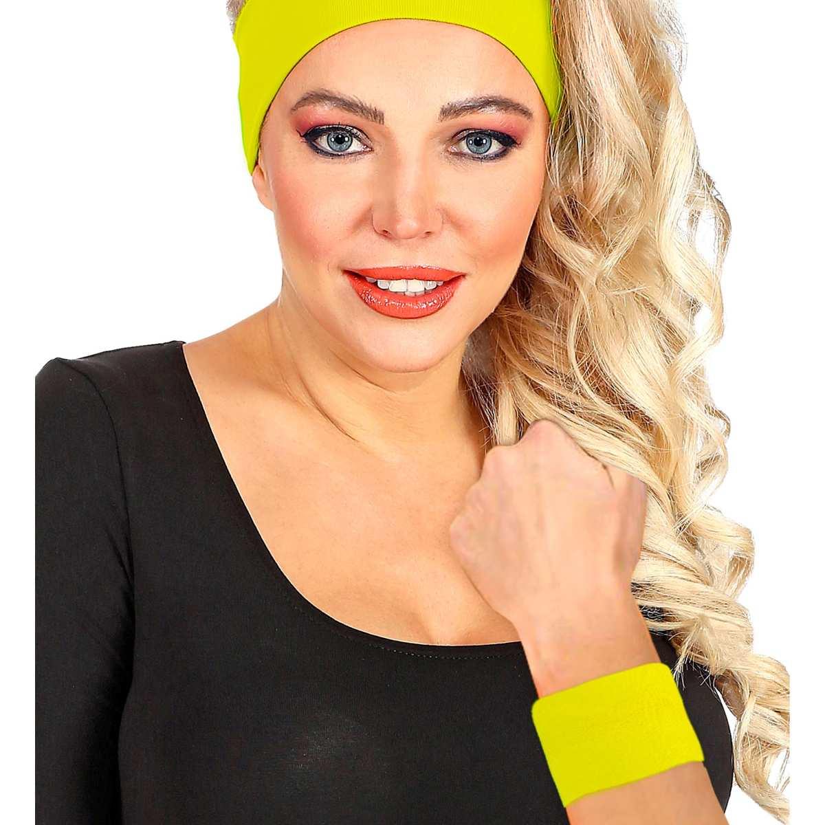 Polsini Giallo Fluorescente Set pz.2 |Widmann