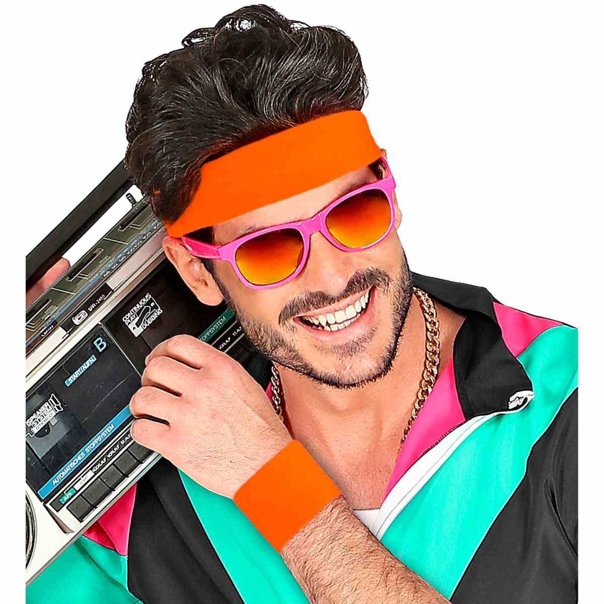 Polsini Arancione Fluorescente Set pz.2 |Widmann