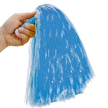 Pompon Azzurro con Manico |Carnival Toys
