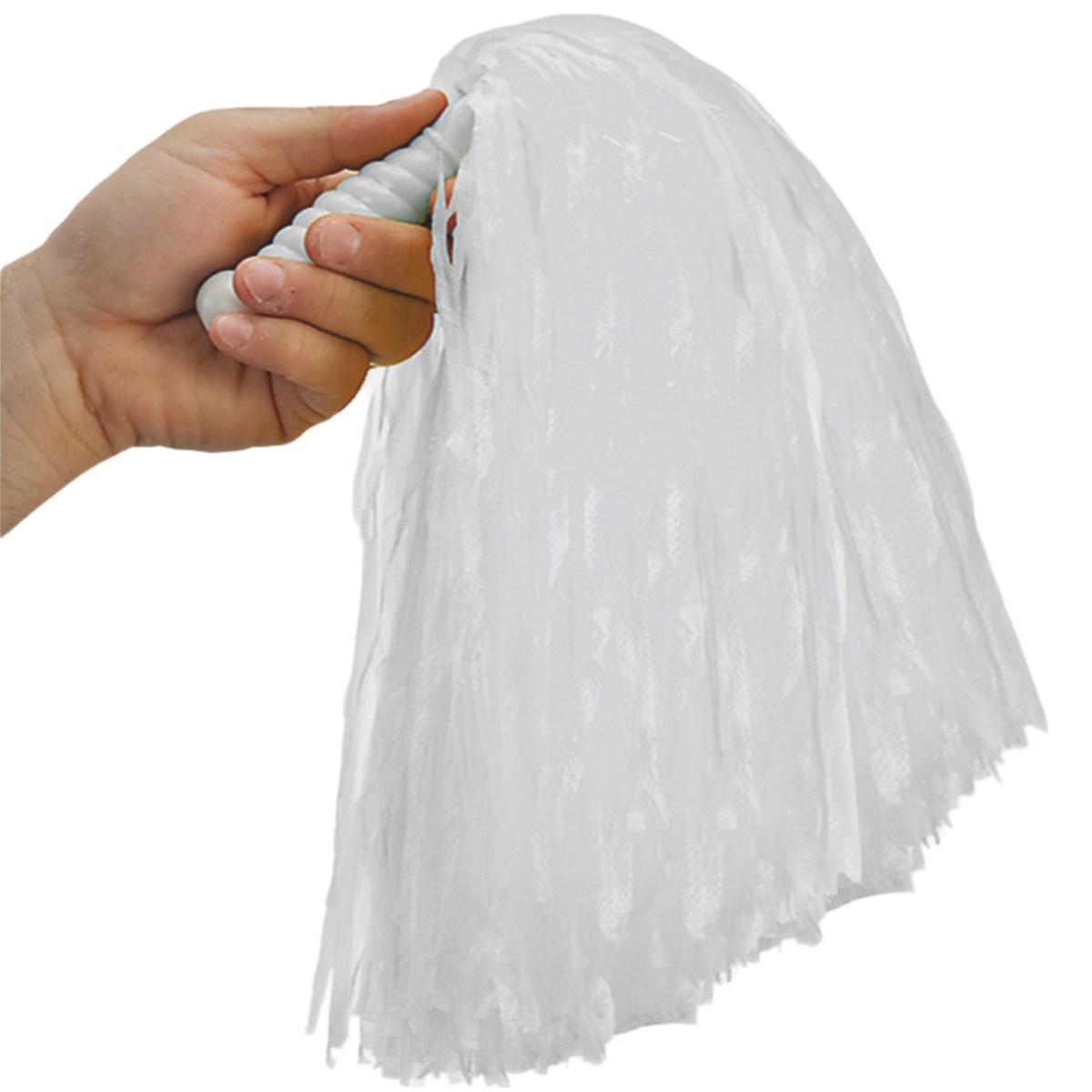 Pompon Bianco con Manico |Carnival Toys