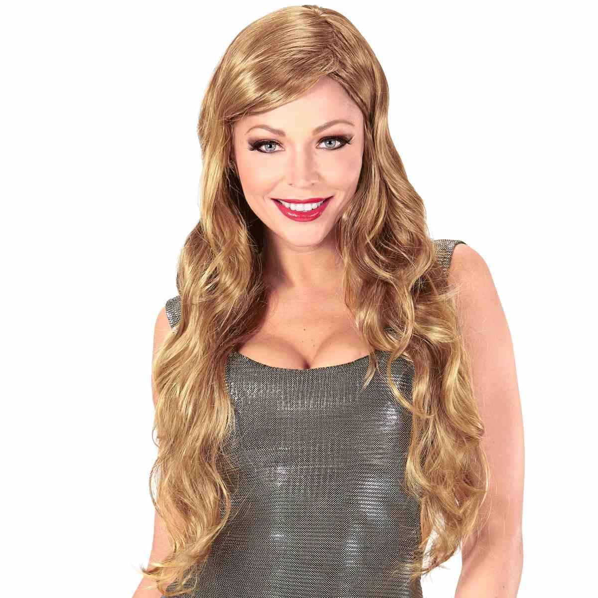 Parrucca Castana Diva Mossa |Widmann