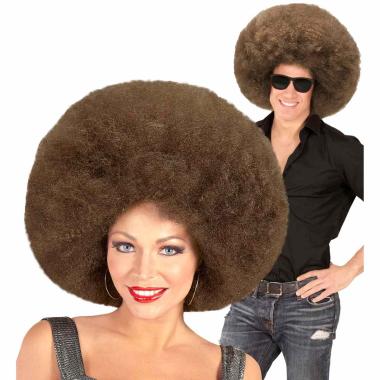 Parrucca Afro Castana |Widmann