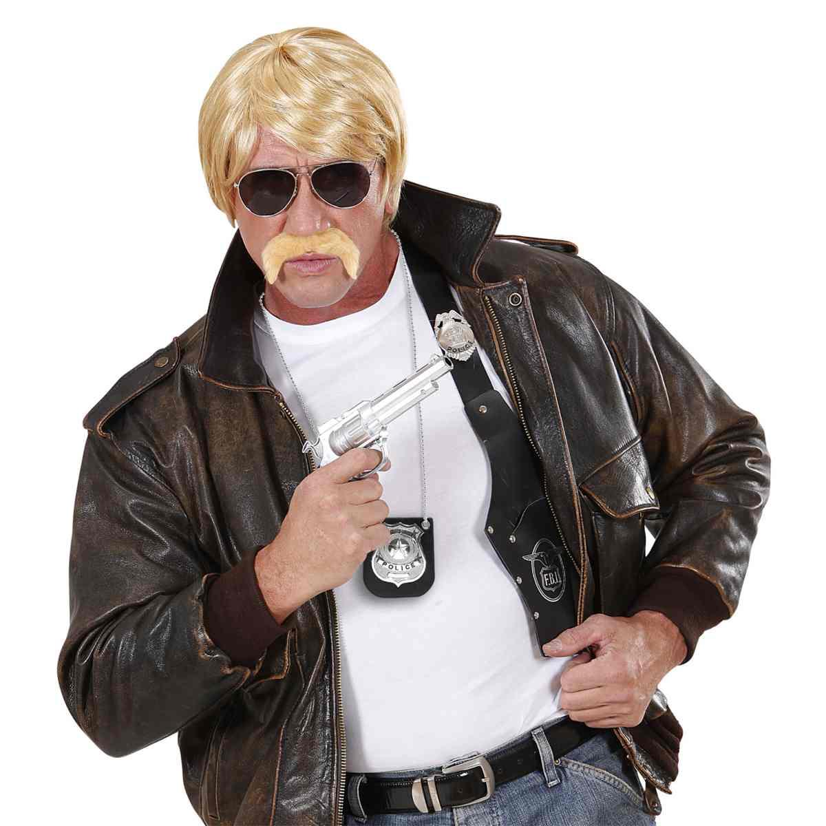 Distintivo Polizia Argento con Collana |Widmann