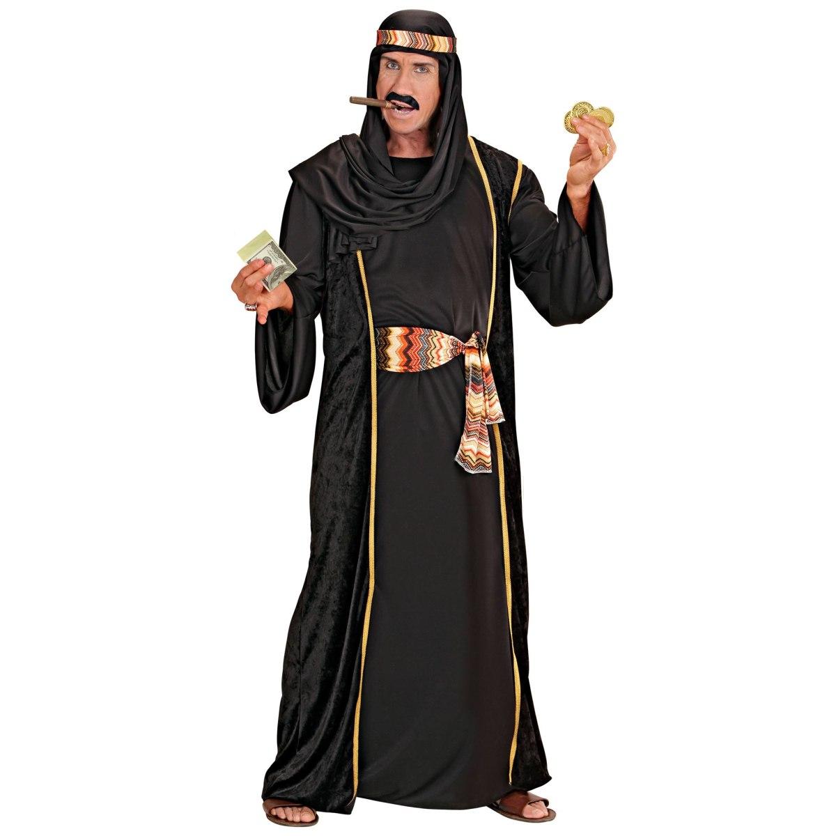 Costume Arabo Sceicco Nero |Widmann