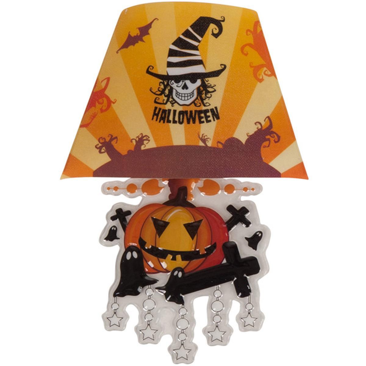 Lampada Halloween con Zucc.Adesiva cm.22 |Carnival Toys