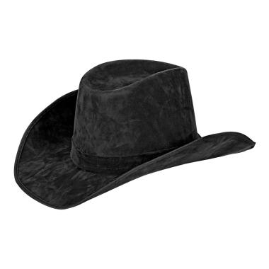 Cappello Cowboy Nero Scamosciato |Widmann