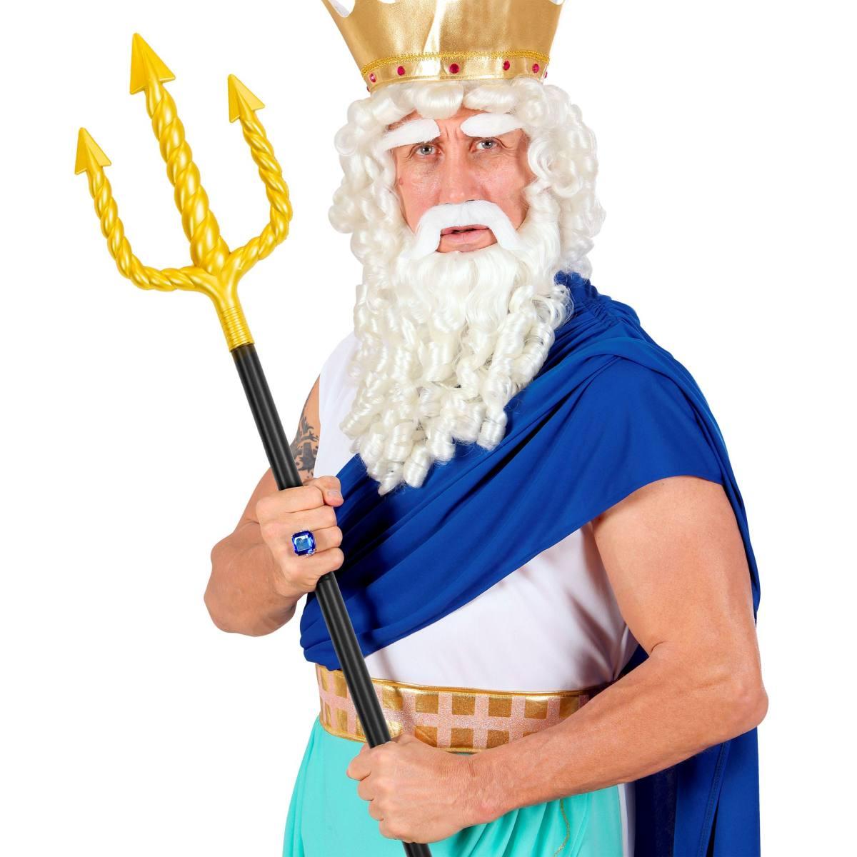 Tridente Nettuno PVC Oro cm.137 |Widmann