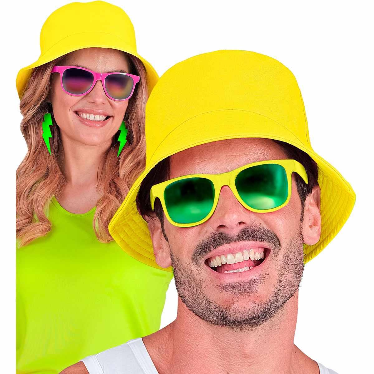 Cappello Pescatore Tessuto Giallo Fluo |Widmann