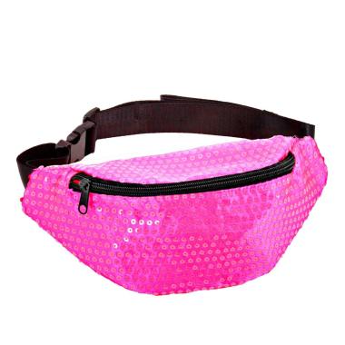 Borsa Marsupio Paillettes Rosa Fluo |Widmann