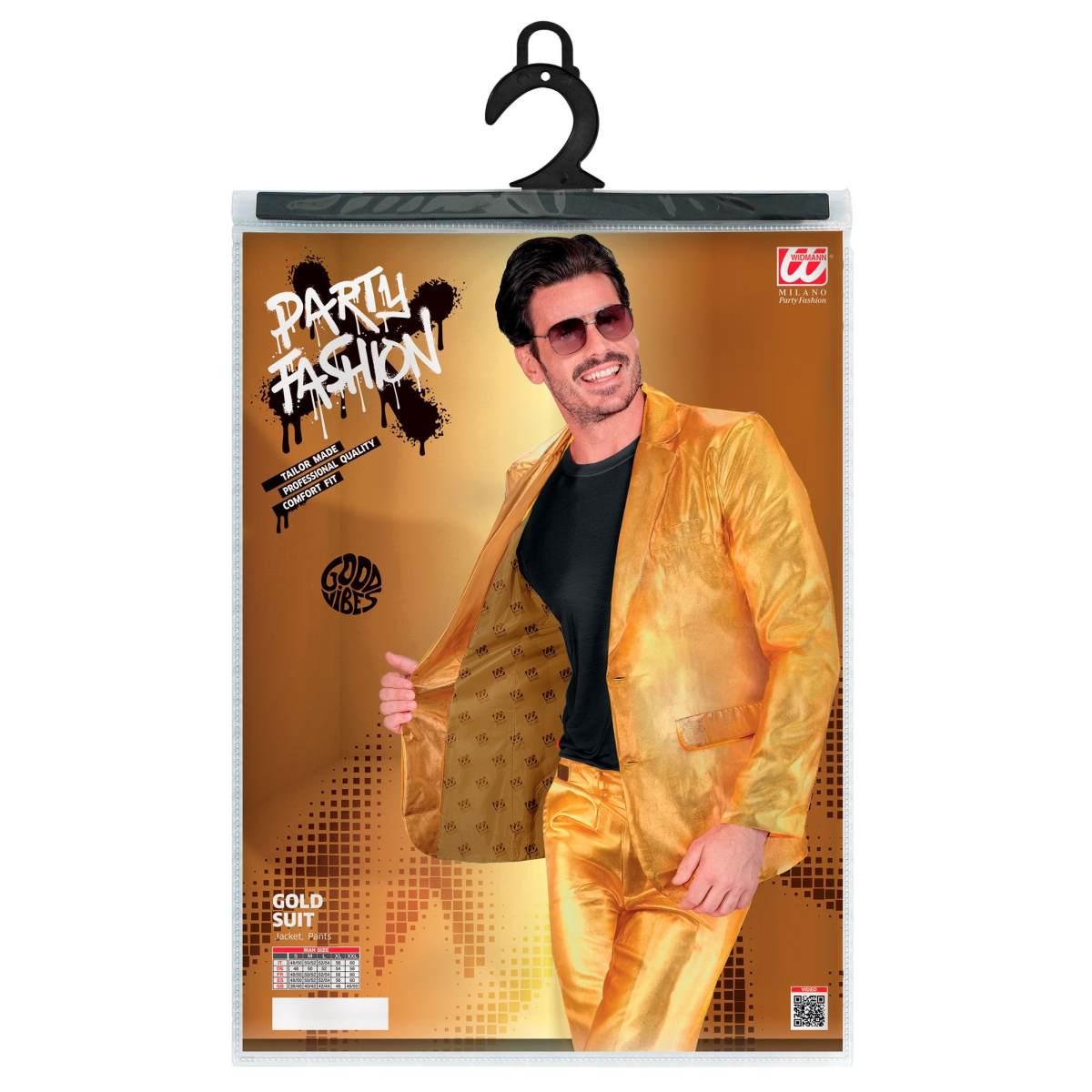 Costume Completo Party Disco Oro |Widmann