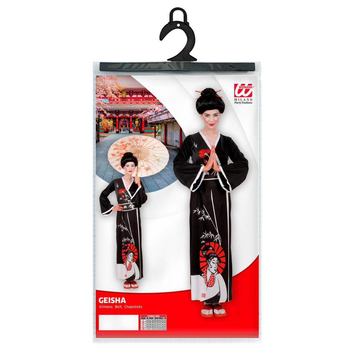 Costume Geisha Nero |Widmann