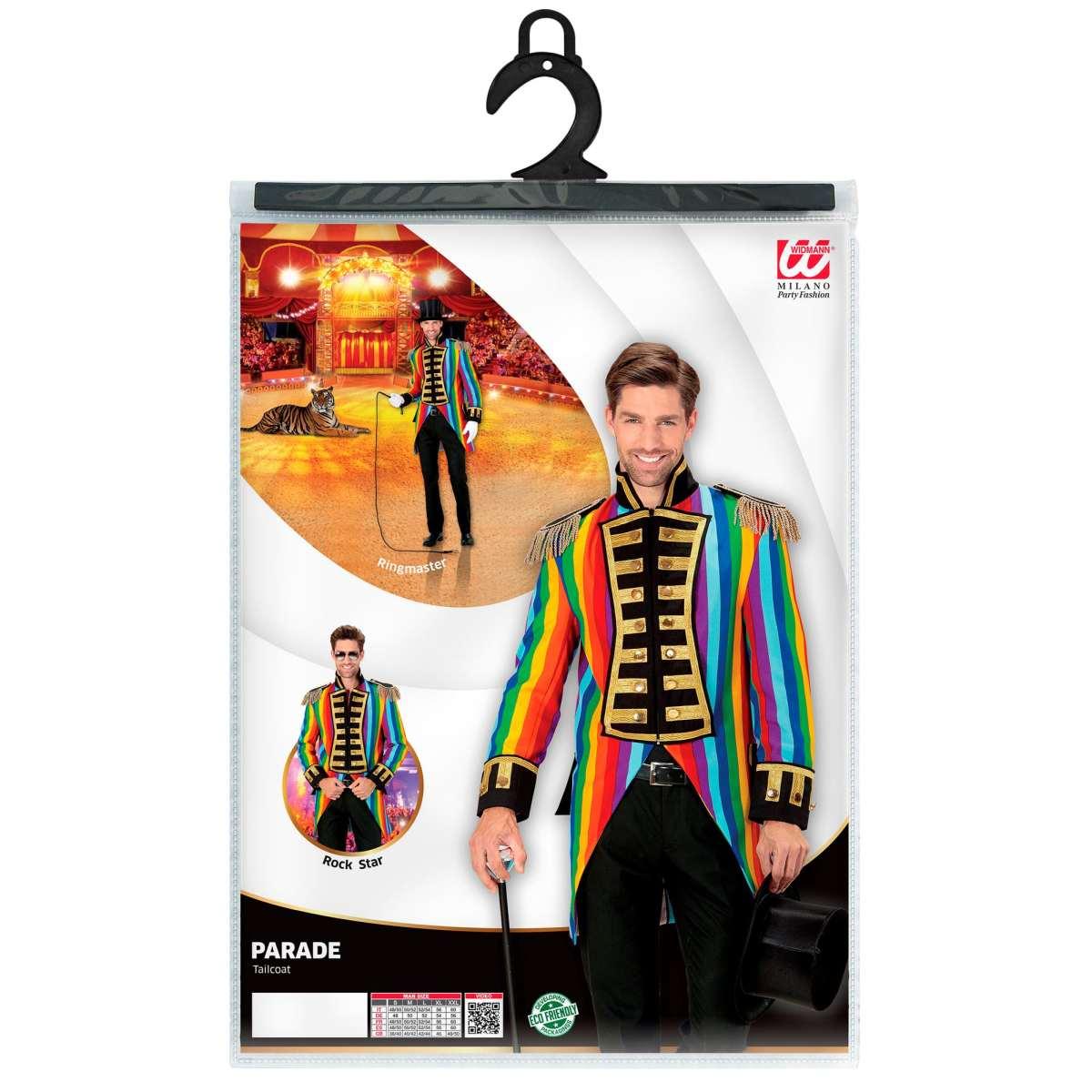 Giacca Parata Righe Arcobaleno Multicolor |Widmann