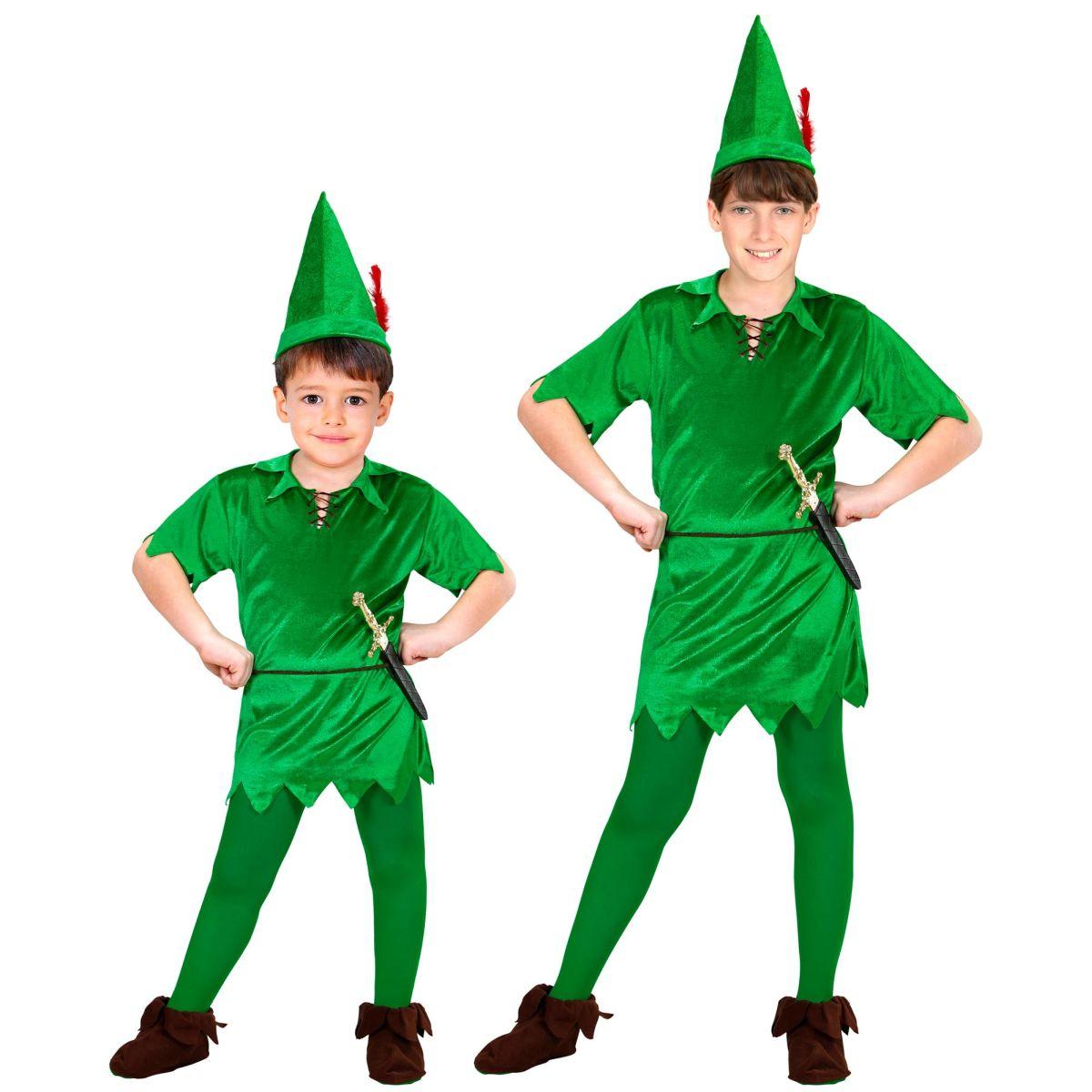 Costume Peter Pan Verde |Widmann